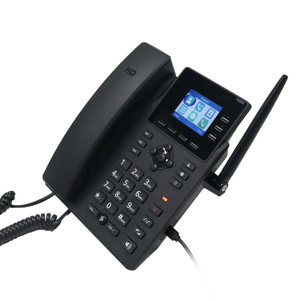 Le téléphone sans fil de WiFi, 4G a fixé le téléphone de bureau de réseau de PETITE GORGÉE de ligne terrestre