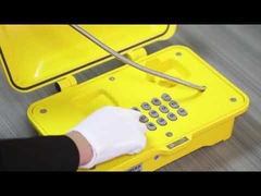SOS Téléphone Industriel Résistant aux Intempéries Extérieur Avec Clavier Complet En OEM