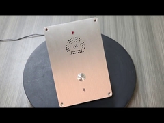Téléphone d'urgence d'ascenseur résistant aux intempéries - Boîtier métallique encastré