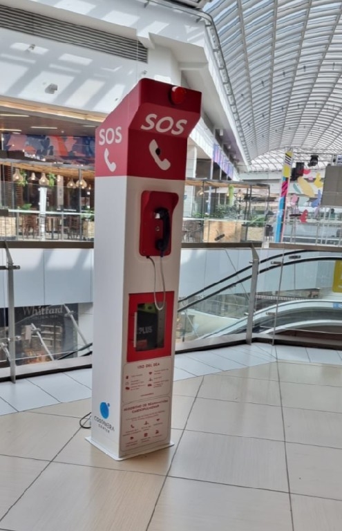 Dernières nouvelles de l'entreprise JR210-1B-SIP Installé dans un centre commercial chilien