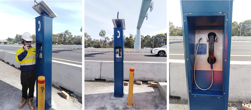 Dernières nouvelles de l'entreprise Téléphone résistant au vandalisme JR208-FK installé sur l'autoroute M4 en Australie