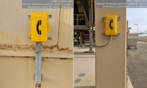 Dernières nouvelles de l'entreprise Les téléphones imperméables ont installé à l'usine du Saoudien SWCC