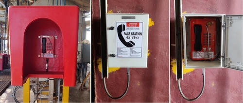 Dernières nouvelles de l'entreprise Le projet pétrolier indien installe des téléphones à l'épreuve des explosions