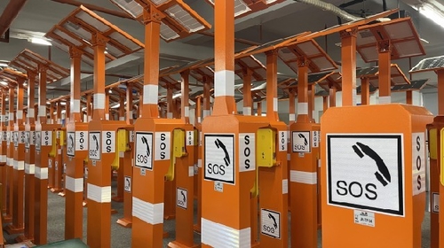 Dernières nouvelles de l'entreprise Des stations d'appel d'urgence à énergie solaire sur les autoroutes