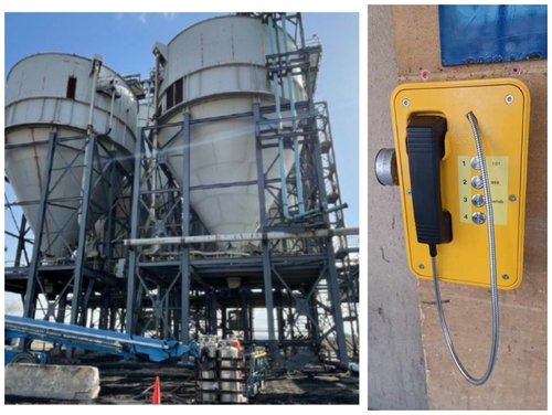 Dernières nouvelles de l'entreprise Amélioration de la sécurité industrielle: téléphones étanches JR103-4B-4G installés à l'usine de Brixton, Royaume-Uni