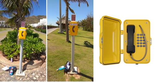Dernières nouvelles de l'entreprise Téléphone d'urgence étanche installé dans une attraction touristique thaïlandaise pour renforcer la sécurité publique