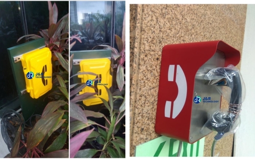 Dernières nouvelles de l'entreprise Introduction aux téléphones d'urgence JR101-FK-SIP et JR210-CB-SIP pour les points d'assistance hôteliers internationaux de Thaïlande