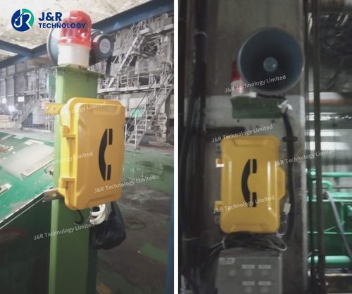 Dernières nouvelles de l'entreprise Indonesian Factory deployed Industrial Communication with Rugged Waterproof Telephone JR101-FK-HB-AL