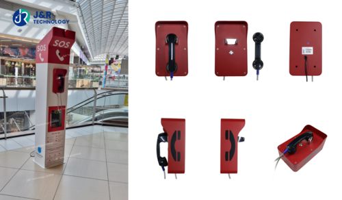 Dernières nouvelles de l'entreprise Améliorer la sécurité publique dans les centres commerciaux chiliens avec le téléphone d'urgence JR210-1B-SIP de J&R