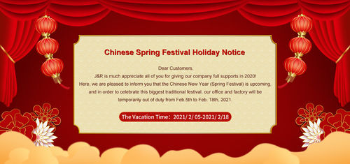 Dernières nouvelles de l'entreprise Avis de vacances de la fête du printemps chinois
