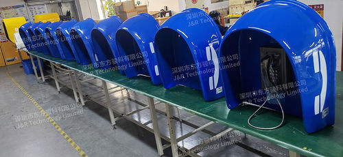 Dernières nouvelles de l'entreprise Nouvelles de J&R Production : Le combiné acoustique JR-TH-04 + le téléphone à combiné anti-vandalisme JR204-FK sont installés dans le projet de l'usine allemande !!