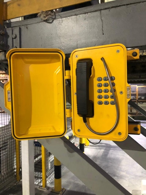 Dernières nouvelles de l'entreprise Téléphone JR étanche installé dans le parc industriel saoudien