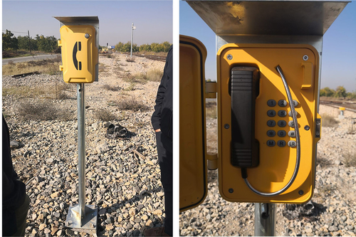 Dernières nouvelles de l'entreprise Des téléphones résistants aux intempéries sont installés à côté des voies ferrées en Turquie.
