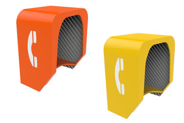 Cabine téléphonique acoustique résistante aux chocs, cabine téléphonique murale ignifuge anti-UV