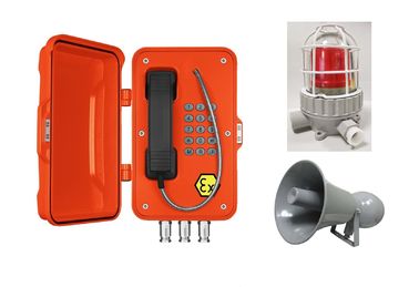 Résistant à l'impact, à l'explosion, à l'IP, à la poussière, avec lampe et klaxon