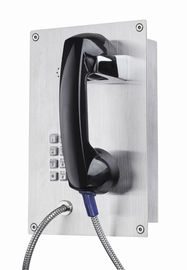 Un bon prix. Téléphone résistant de VoIP de vandale avec le combiné rocailleux pour des banques, téléphone d'aide de secours d'atmosphère en ligne