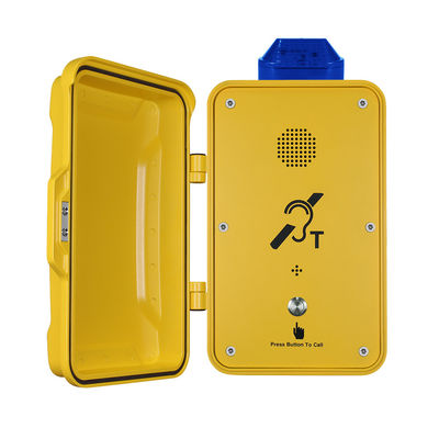 Un bon prix. Téléphone d'urgence imperméable industriel robuste d'Automatique-cadran avec la lampe de avertissement en ligne