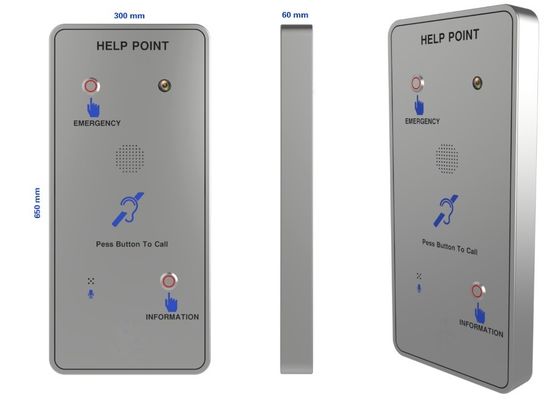 Un bon prix. Ligne d'aide du service de métro d'urgence Téléphone d'urgence Point d'aide avec caméra en ligne