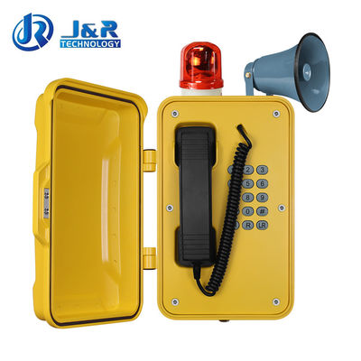 Un bon prix. Téléphone SIP industriel monté sur mur / pilier avec lampe clignotante et klaxon en ligne