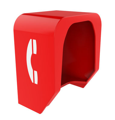 Un bon prix. Postes téléphoniques insonorisés pour stations de chargement en vrac, cabines téléphoniques robustes en ligne