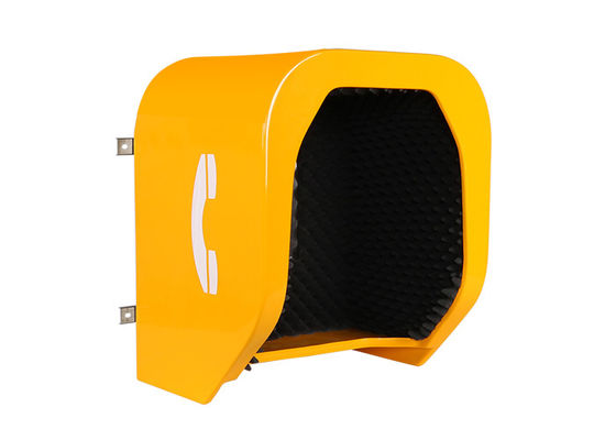 Un bon prix. Cabine téléphonique antibruit, capot acoustique pour téléphone, montage mural, matériau en polyester renforcé de fibre de verre en ligne
