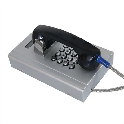 Un bon prix. Téléphone GSM blindé résistant au vandalisme en acier laminé à froid avec clavier complet en ligne