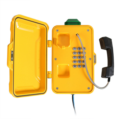 Un bon prix. Téléphones imperméables extérieurs d'aluminium de l'alliage IP67 avec la lumière d'alarme en ligne