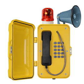 Téléphone industriel imperméable de VoIP, téléphone résistant à l'épreuve du vandalisme fiable