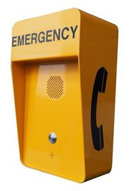 Boîte étanche robuste d'appel d'urgence de la cabine téléphonique de PETITE GORGÉE de jaune de logement IP67 VoIP