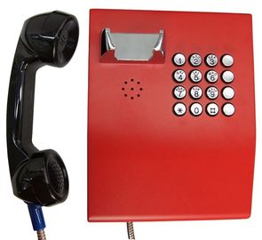 Téléphone résistant de vandale robuste, téléphone de Voip de secours pour le service de la banque/atmosphère
