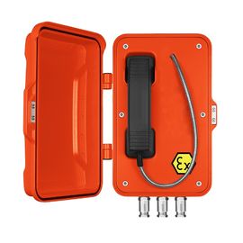 Téléphone anti-déflagrant analogue de numérotage automatique avec le cas de matériel d'alliage d'aluminium
