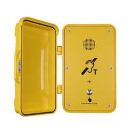 Téléphone d'urgence extérieur à l'épreuve du vandalisme, téléphone dangereux de vitesse de secteur