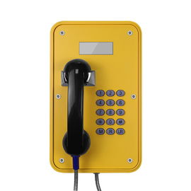 Téléphone analogue industriel étanche anticorrosion avec l'affichage d'affichage à cristaux liquides