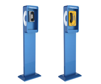 Un bon prix. IP65 protègent le téléphone contre les intempéries de secours de bord de la route, pilier de téléphone de VoIP en métal en ligne