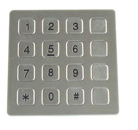 Un bon prix. Clavier résistant de téléphone de vandale, clavier numérique d'acier inoxydable avec 16 clés en ligne