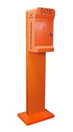 Téléphone extérieur antirouille de secours, boîte d'appel d'urgence de support de pilier pour le public