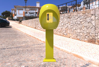 Un bon prix. Type de pilier résistant aux vandalismes Cabine téléphonique extérieure pour téléphone public SOS en ligne