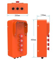 Les mains libèrent l'interphone marin de Voip vandale extérieur de téléphone d'anti pour le bord du navire