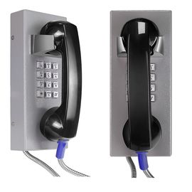 Un bon prix. Téléphone résistant de vandale pour des stations de garde, téléphone rocailleux pour la cuisine en ligne
