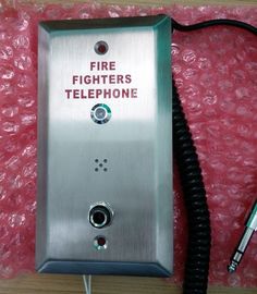 Téléphone analogue industriel imperméable, réseau téléphonique de lutte contre l'incendie