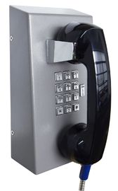 Téléphone à l'épreuve du vandalisme de prison avec le logement en acier laminé à froid et le combiné rocailleux