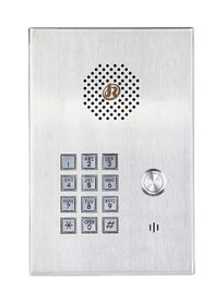 Un bon prix. Cabine téléphonique de PETITE GORGÉE de sécurité avec le clavier numérique en métal, téléphone rocailleux de porte de PETITE GORGÉE pour la pièce propre en ligne