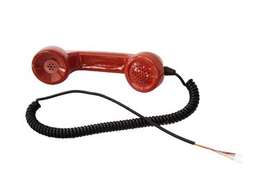 Un bon prix. Combiné téléphonique rouge en matériau PC/ABS anti-vandalisme pour téléphone public en ligne