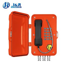 Téléphone anti-déflagrant industriel rocailleux pour la centrale dangereuse de secteurs/