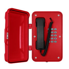 Un bon prix. Téléphone industriel résistant à l'humidité et aux intempéries avec combiné robuste en ligne