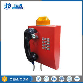 Téléphone résistant de sécurité industrielle de PETITE GORGÉE de téléphone de vandale d'hôpital avec la lumière de LED