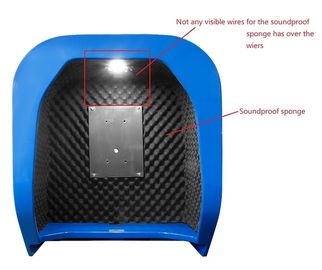 Un bon prix. Une cabine téléphonique acoustique colorée à l'épreuve de la poussière avec lumière LED adaptée aux endroits bruyants en ligne
