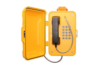 Téléphone résistant de couverture de porte avec le bouton résistant d'acier inoxydable de vandale