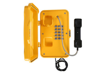 Un bon prix. SIP IP67 Téléphone d'urgence industriel étanche, montage sur pilier, installation simple pour tunnel en ligne