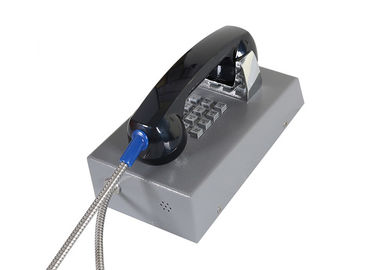 Téléphone à l'épreuve du vandalisme gris de résistance à la corrosion avec le combiné de matériel d'ABS